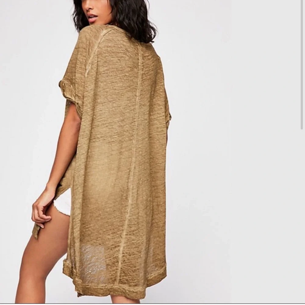 Free people we the free charcoal gray tunic - Picture 9 of 9